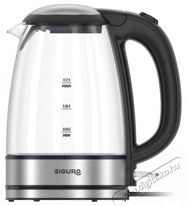 Siguro EK-G210GL Bright Glass Konyhai term&eacute;kek - V&iacute;zforral&oacute; / teafőző - 513218