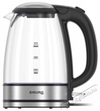 Siguro EK-G210GL Bright Glass - Konyhai term&eacute;kek - V&iacute;zforral&oacute; / teafőző - 513218