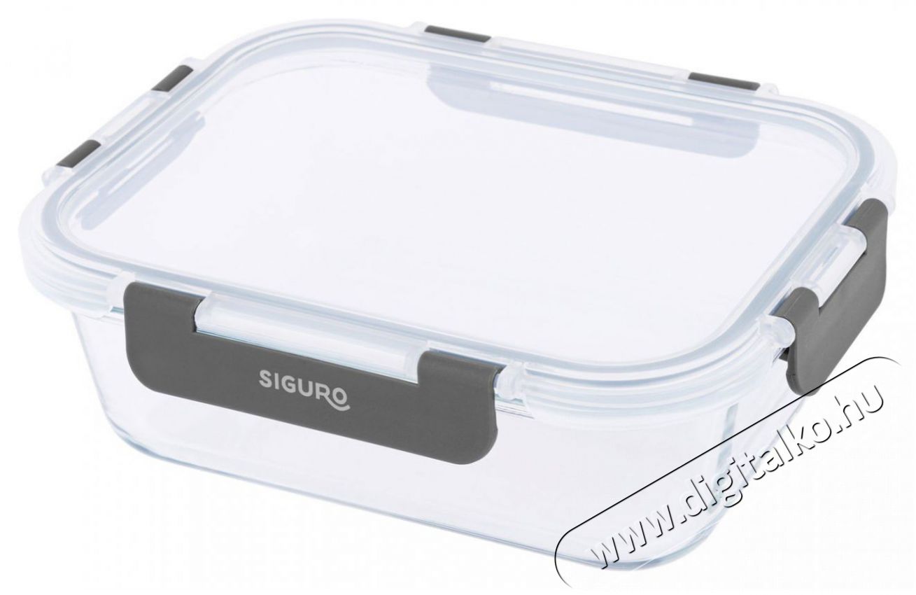 Siguro Glass Seal &eacute;lelmiszert&aacute;rol&oacute; ed&eacute;ny 1,0 l, 7,5 x 21 x 16,5 cm Konyhai term&eacute;kek - Ed&eacute;ny - &Eacute;telt&aacute;rol&oacute; - 519161