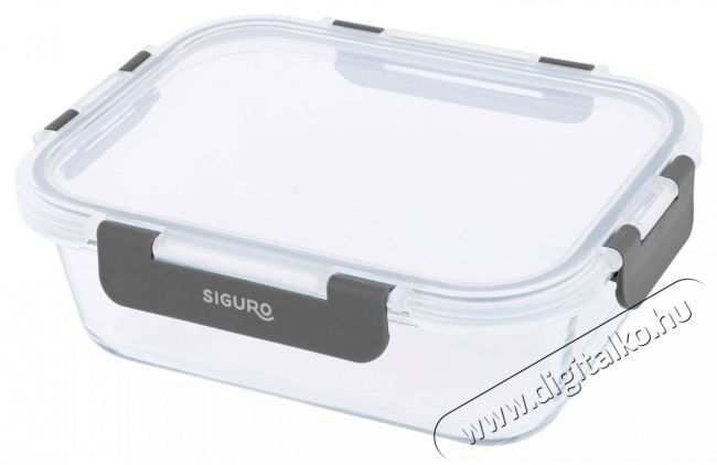 Siguro Glass Seal &eacute;lelmiszert&aacute;rol&oacute; ed&eacute;ny 1,0 l, 7,5 x 21 x 16,5 cm Konyhai term&eacute;kek - Ed&eacute;ny - &Eacute;telt&aacute;rol&oacute; - 519161