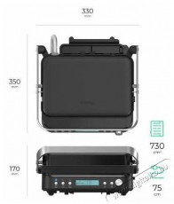 Siguro CG-S500B Grill Mate Ultimate Konyhai term&eacute;kek - Konyhai kisg&eacute;p (s&uuml;t&eacute;s / főz&eacute;s / hűt&eacute;s / &eacute;telk&eacute;sz&iacute;t&eacute;s) - Kontakt grill s&uuml;tő / s&uuml;tőlap - 521511