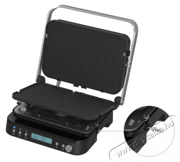 Siguro CG-S500B Grill Mate Ultimate Konyhai term&eacute;kek - Konyhai kisg&eacute;p (s&uuml;t&eacute;s / főz&eacute;s / hűt&eacute;s / &eacute;telk&eacute;sz&iacute;t&eacute;s) - Kontakt grill s&uuml;tő / s&uuml;tőlap - 521511