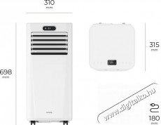 Siguro AC-C140W Cool 9 H&aacute;ztart&aacute;s / Otthon / K&uuml;lt&eacute;r - Ventil&aacute;tor / L&eacute;gkondicion&aacute;l&oacute; - Mobil kl&iacute;ma - 520585
