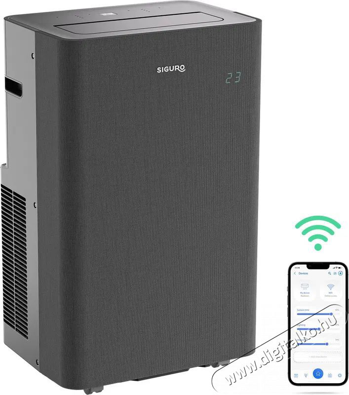 Siguro AC-F280B Mistral 12 H&aacute;ztart&aacute;s / Otthon / K&uuml;lt&eacute;r - Ventil&aacute;tor / L&eacute;gkondicion&aacute;l&oacute; - Mobil kl&iacute;ma - 520589