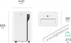 Siguro AC-F280W Mistral 12 H&aacute;ztart&aacute;s / Otthon / K&uuml;lt&eacute;r - Ventil&aacute;tor / L&eacute;gkondicion&aacute;l&oacute; - Mobil kl&iacute;ma - 520588