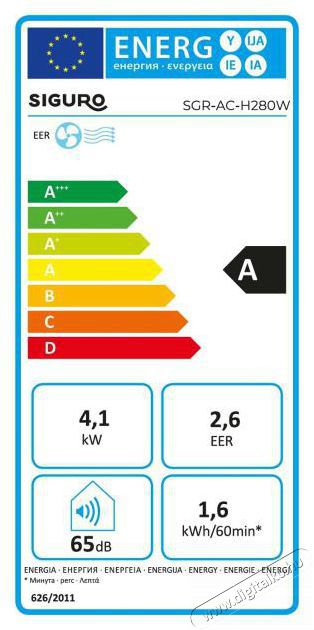 Siguro AC-H280W Mistral 14 H&aacute;ztart&aacute;s / Otthon / K&uuml;lt&eacute;r - Ventil&aacute;tor / L&eacute;gkondicion&aacute;l&oacute; - Mobil kl&iacute;ma - 520586