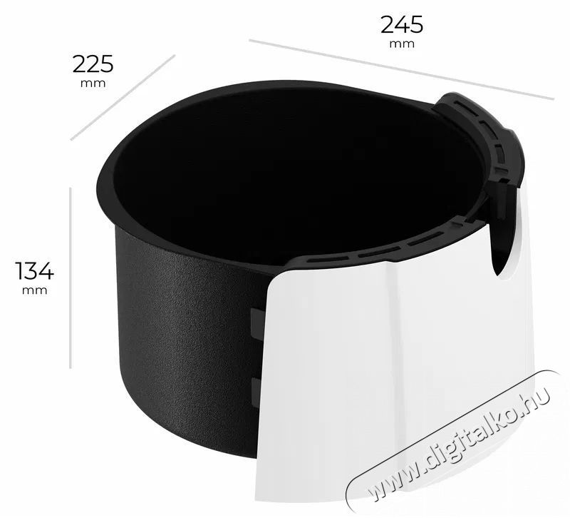 Siguro AF-G351W Easy Fry Plus Konyhai term&eacute;kek - Konyhai kisg&eacute;p (s&uuml;t&eacute;s / főz&eacute;s / hűt&eacute;s / &eacute;telk&eacute;sz&iacute;t&eacute;s) - L&eacute;gkever&eacute;ses főzőg&eacute;p / elektromos kukta / multifunkci&oacute;s s&uuml;tő - 520579