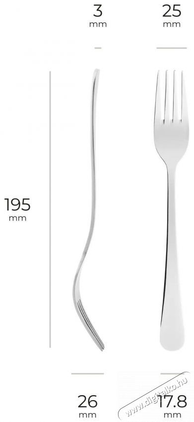 Siguro Culinary Evőeszk&ouml;zk&eacute;szlet 24 db Konyhai term&eacute;kek - &Eacute;tk&eacute;szlet - Evőeszk&ouml;z k&eacute;szlet - 520544