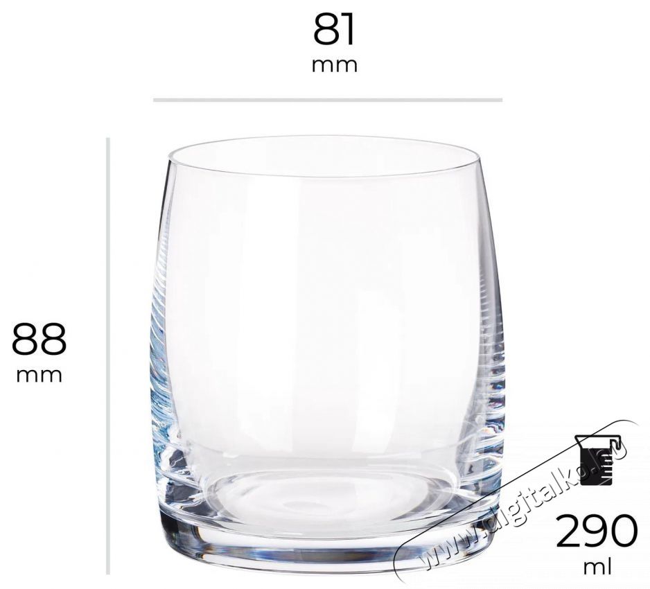 Siguro Locus vizespoh&aacute;r k&eacute;szlet, 290 ml, 6 db Konyhai term&eacute;kek - Konyhai eszk&ouml;z - K&eacute;szlet / szett - 520552