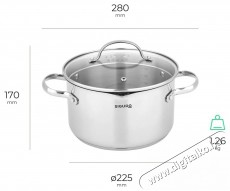 Siguro Pure Delight 9 db, ed&eacute;nyek + serpenyő, 20 cm Konyhai term&eacute;kek - Ed&eacute;ny - Ed&eacute;ny k&eacute;szlet - 520545