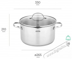 Siguro Pure Delight 9 db, ed&eacute;nyek + serpenyő, 20 cm Konyhai term&eacute;kek - Ed&eacute;ny - Ed&eacute;ny k&eacute;szlet - 520545