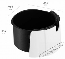 Siguro AF-P351W Vita Fry Plus Konyhai term&eacute;kek - Konyhai kisg&eacute;p (s&uuml;t&eacute;s / főz&eacute;s / hűt&eacute;s / &eacute;telk&eacute;sz&iacute;t&eacute;s) - L&eacute;gkever&eacute;ses főzőg&eacute;p / elektromos kukta / multifunkci&oacute;s s&uuml;tő - 520576