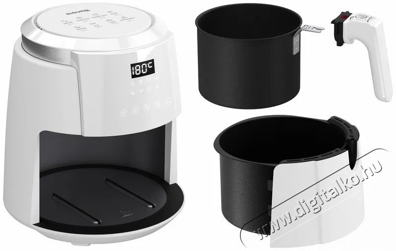 Siguro AF-P351W Vita Fry Plus Konyhai term&eacute;kek - Konyhai kisg&eacute;p (s&uuml;t&eacute;s / főz&eacute;s / hűt&eacute;s / &eacute;telk&eacute;sz&iacute;t&eacute;s) - L&eacute;gkever&eacute;ses főzőg&eacute;p / elektromos kukta / multifunkci&oacute;s s&uuml;tő - 520576
