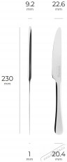 Siguro Gastro &Eacute;tkezők&eacute;s 6 db Konyhai term&eacute;kek - &Eacute;tk&eacute;szlet - Evőeszk&ouml;z k&eacute;szlet - 520537