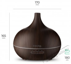 Siguro AD-G411DW California Crescent Aroma diff&uacute;zor Sz&eacute;ps&eacute;g&aacute;pol&aacute;s / Eg&eacute;szs&eacute;g - L&eacute;gtiszt&iacute;t&oacute; / p&aacute;r&aacute;s&iacute;t&oacute; / p&aacute;r&aacute;tlan&iacute;t&oacute; - P&aacute;r&aacute;s&iacute;t&oacute; - 526030