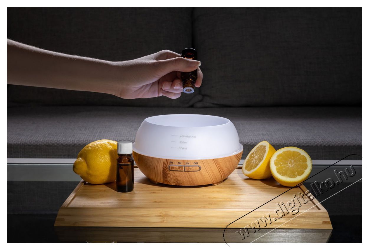 Siguro AD-G420LW Brimstone Aroma diff&uacute;zor Sz&eacute;ps&eacute;g&aacute;pol&aacute;s / Eg&eacute;szs&eacute;g - L&eacute;gtiszt&iacute;t&oacute; / p&aacute;r&aacute;s&iacute;t&oacute; / p&aacute;r&aacute;tlan&iacute;t&oacute; - P&aacute;r&aacute;s&iacute;t&oacute; - 526031