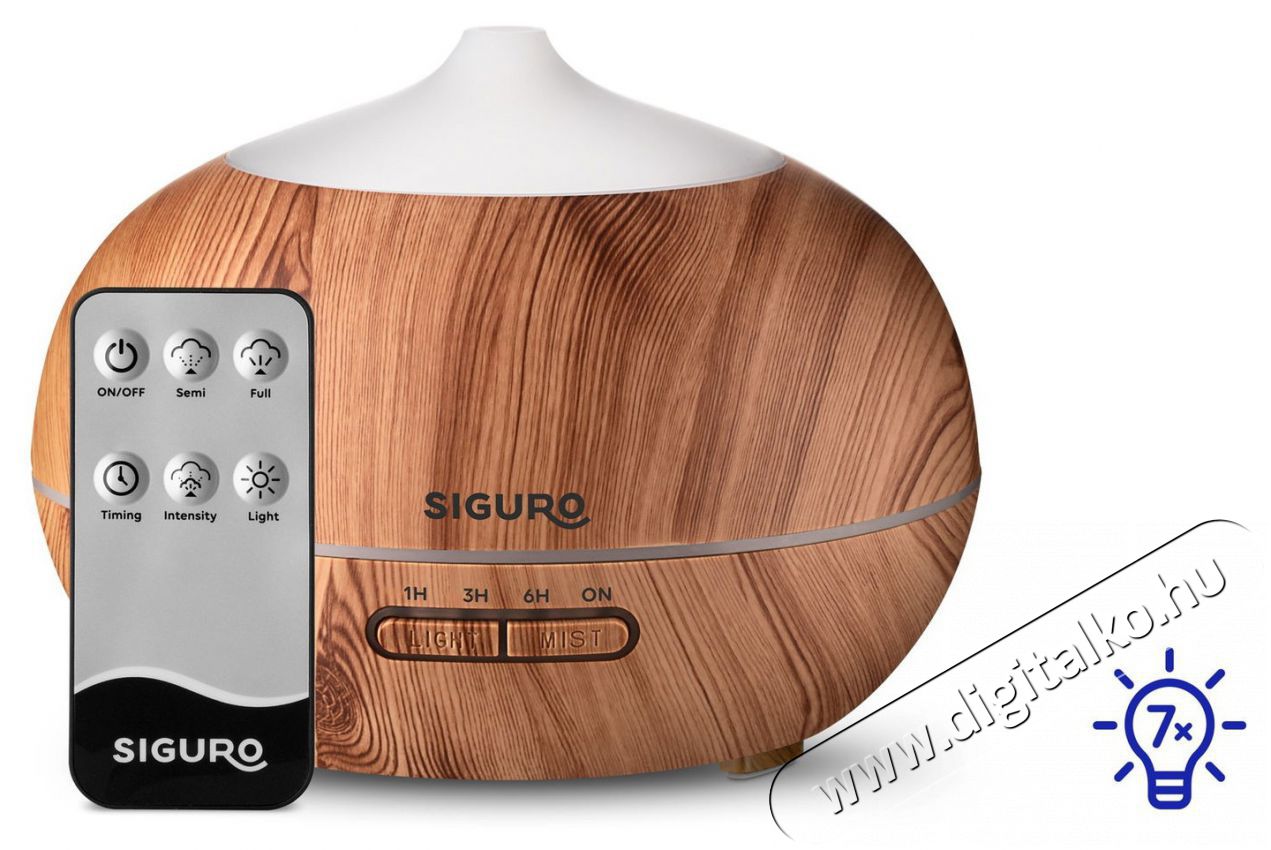 Siguro AD-G420LW Brimstone Aroma diff&uacute;zor Sz&eacute;ps&eacute;g&aacute;pol&aacute;s / Eg&eacute;szs&eacute;g - L&eacute;gtiszt&iacute;t&oacute; / p&aacute;r&aacute;s&iacute;t&oacute; / p&aacute;r&aacute;tlan&iacute;t&oacute; - P&aacute;r&aacute;s&iacute;t&oacute; - 526031