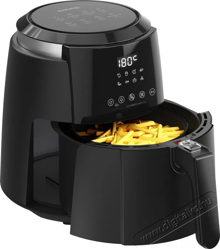 Siguro AF-P350B Vita Fry Plus Konyhai term&eacute;kek - Konyhai kisg&eacute;p (s&uuml;t&eacute;s / főz&eacute;s / hűt&eacute;s / &eacute;telk&eacute;sz&iacute;t&eacute;s) - L&eacute;gkever&eacute;ses főzőg&eacute;p / elektromos kukta / multifunkci&oacute;s s&uuml;tő - 520565