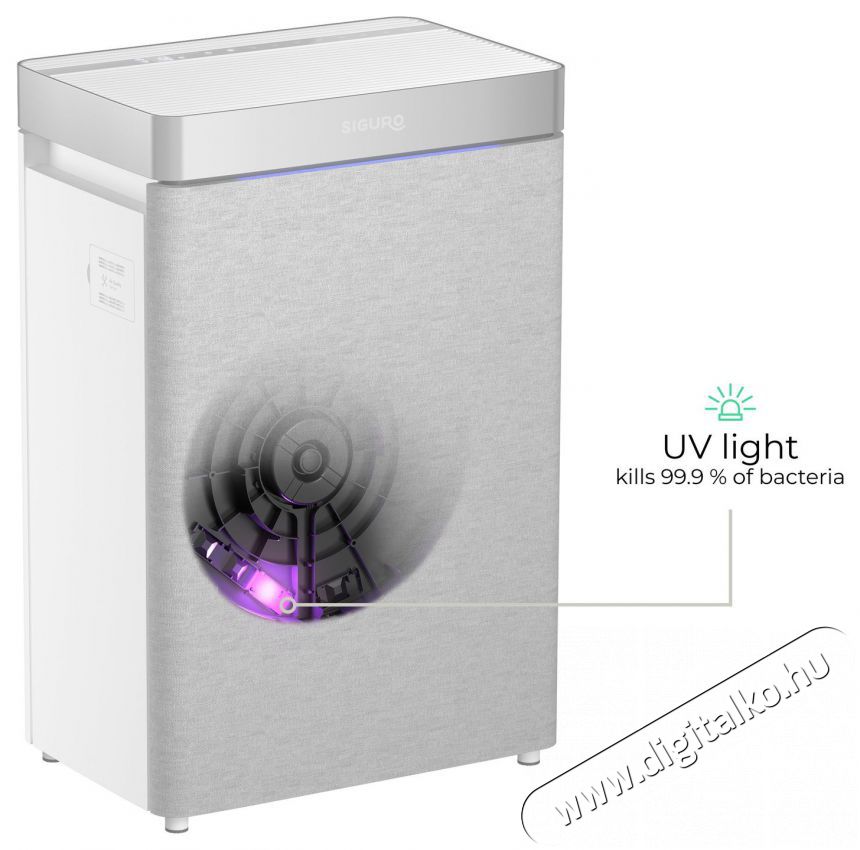 Siguro AP‑L100Y Comfort Shield WiFi p&aacute;r&aacute;s&iacute;t&oacute;val L&eacute;gtiszt&iacute;t&oacute; Sz&eacute;ps&eacute;g&aacute;pol&aacute;s / Eg&eacute;szs&eacute;g - L&eacute;gtiszt&iacute;t&oacute; / p&aacute;r&aacute;s&iacute;t&oacute; / p&aacute;r&aacute;tlan&iacute;t&oacute; - L&eacute;gtiszt&iacute;t&oacute; - 526040