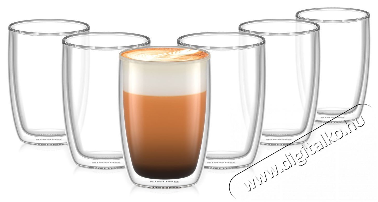 Siguro Capuccino Termopoh&aacute;r, 170 ml, 6db Konyhai term&eacute;kek - K&aacute;v&eacute;főző / k&aacute;v&eacute;&ouml;rlő / kieg&eacute;sz&iacute;tő - K&aacute;v&eacute;s poh&aacute;r / cs&eacute;sze - 526050
