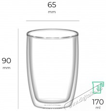 Siguro Capuccino Termopoh&aacute;r, 170 ml, 6db Konyhai term&eacute;kek - K&aacute;v&eacute;főző / k&aacute;v&eacute;&ouml;rlő / kieg&eacute;sz&iacute;tő - K&aacute;v&eacute;s poh&aacute;r / cs&eacute;sze - 526050