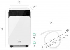 Siguro DH-F300W Dolphin 16 l P&aacute;ramentes&iacute;tő Sz&eacute;ps&eacute;g&aacute;pol&aacute;s / Eg&eacute;szs&eacute;g - L&eacute;gtiszt&iacute;t&oacute; / p&aacute;r&aacute;s&iacute;t&oacute; / p&aacute;r&aacute;tlan&iacute;t&oacute; - P&aacute;ramentes&iacute;tő - 526045