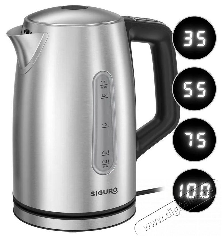 Siguro Metalist Advanced Control D470SU v&iacute;zforral&oacute; Konyhai term&eacute;kek - V&iacute;zforral&oacute; / teafőző - 526059