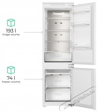 Siguro Armoa D252W Be&eacute;p&iacute;thető alulfagyaszt&oacute;s kombin&aacute;lt hűtő Konyhai term&eacute;kek - Hűtő, fagyaszt&oacute; (be&eacute;p&iacute;thető) - Alulfagyaszt&oacute;s kombin&aacute;lt hűtő - 528021