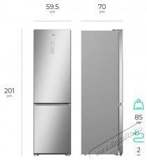 Siguro BF-A241S Premium Szabadon&aacute;ll&oacute; alulfagyaszt&oacute;s kombin&aacute;lt hűtő Konyhai term&eacute;kek - Hűtő, fagyaszt&oacute; (szabadon&aacute;ll&oacute;) - Alulfagyaszt&oacute;s kombin&aacute;lt hűtő - 528018