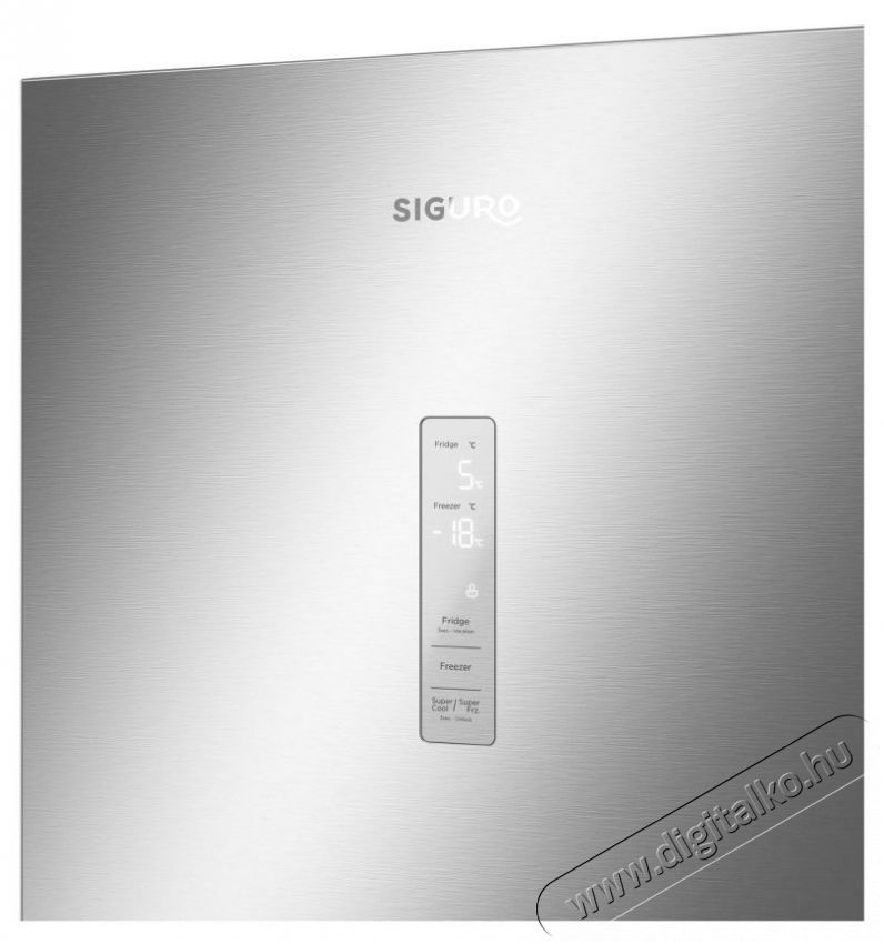 Siguro BF-A241S Premium Szabadon&aacute;ll&oacute; alulfagyaszt&oacute;s kombin&aacute;lt hűtő Konyhai term&eacute;kek - Hűtő, fagyaszt&oacute; (szabadon&aacute;ll&oacute;) - Alulfagyaszt&oacute;s kombin&aacute;lt hűtő - 528018