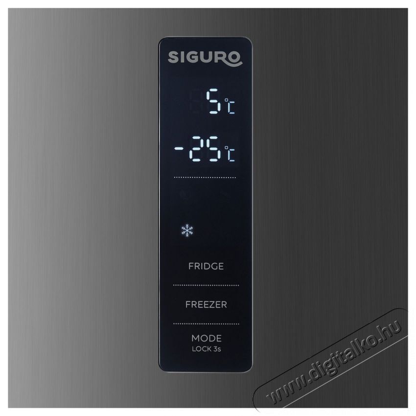 Siguro BF-O120S Ideal Szabadon&aacute;ll&oacute; alulfagyaszt&oacute;s kombin&aacute;lt hűtő Konyhai term&eacute;kek - Hűtő, fagyaszt&oacute; (szabadon&aacute;ll&oacute;) - Alulfagyaszt&oacute;s kombin&aacute;lt hűtő - 528015