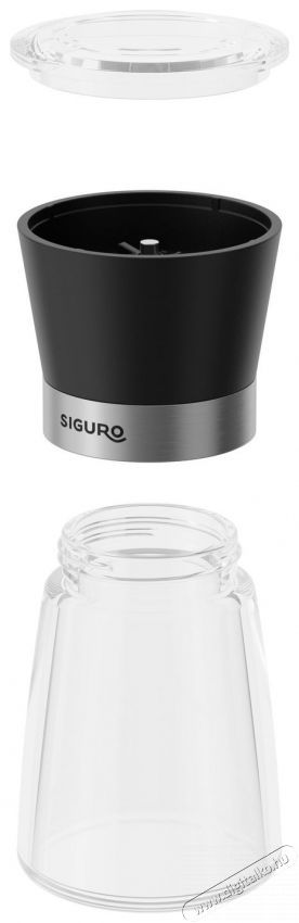 Siguro Bors- &eacute;s s&oacute;dar&aacute;l&oacute; szett Black & White Konyhai term&eacute;kek - Konyhai eszk&ouml;z - S&oacute; &eacute;s bors &ouml;rlő - 528039
