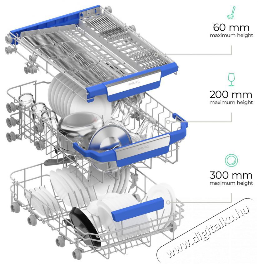 Siguro DW-B453S Inno Saver Keskeny (45cm-ig) szabadon&aacute;ll&oacute; mosogat&oacute;g&eacute;p Konyhai term&eacute;kek - Mosogat&oacute;g&eacute;p - Keskeny (45cm-ig) szabadon&aacute;ll&oacute; mosogat&oacute;g&eacute;p - 528029