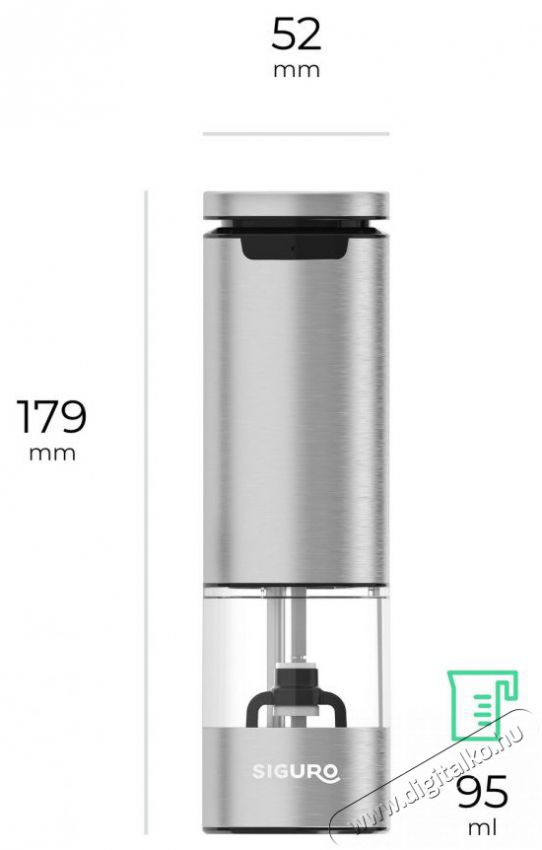 Siguro Flavo s&oacute;- &eacute;s borsdar&aacute;l&oacute; Konyhai term&eacute;kek - Konyhai eszk&ouml;z - S&oacute; &eacute;s bors &ouml;rlő - 528041