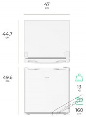 Siguro MB-A160W Bulk Mini hűtő / minib&aacute;r Konyhai term&eacute;kek - Hűtő, fagyaszt&oacute; (szabadon&aacute;ll&oacute;) - Mini hűtő / minib&aacute;r - 528026