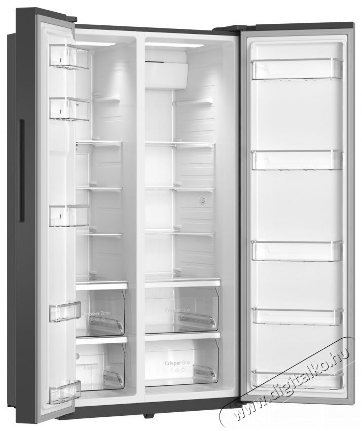 Siguro MD-D234Y Essentials Amerikai t&iacute;pus&uacute; Side By Side hűtő Konyhai term&eacute;kek - Hűtő, fagyaszt&oacute; (be&eacute;p&iacute;thető) - Alulfagyaszt&oacute;s kombin&aacute;lt hűtő - 528022