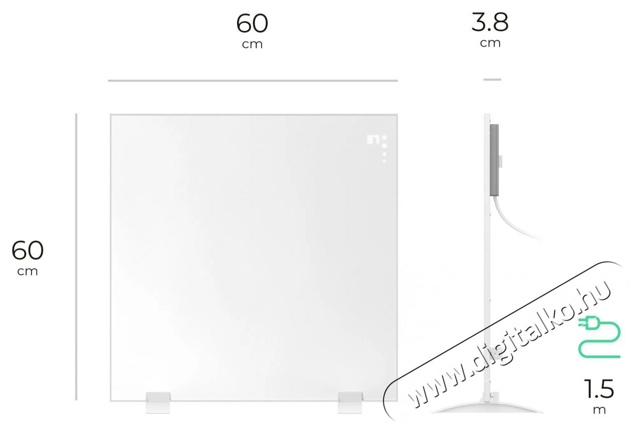 Siguro HP-M360W Solis Heat Infra Wi-Fi H&aacute;ztart&aacute;s / Otthon / K&uuml;lt&eacute;r - Fűt&eacute;s - Fali fűtőtest - 530033