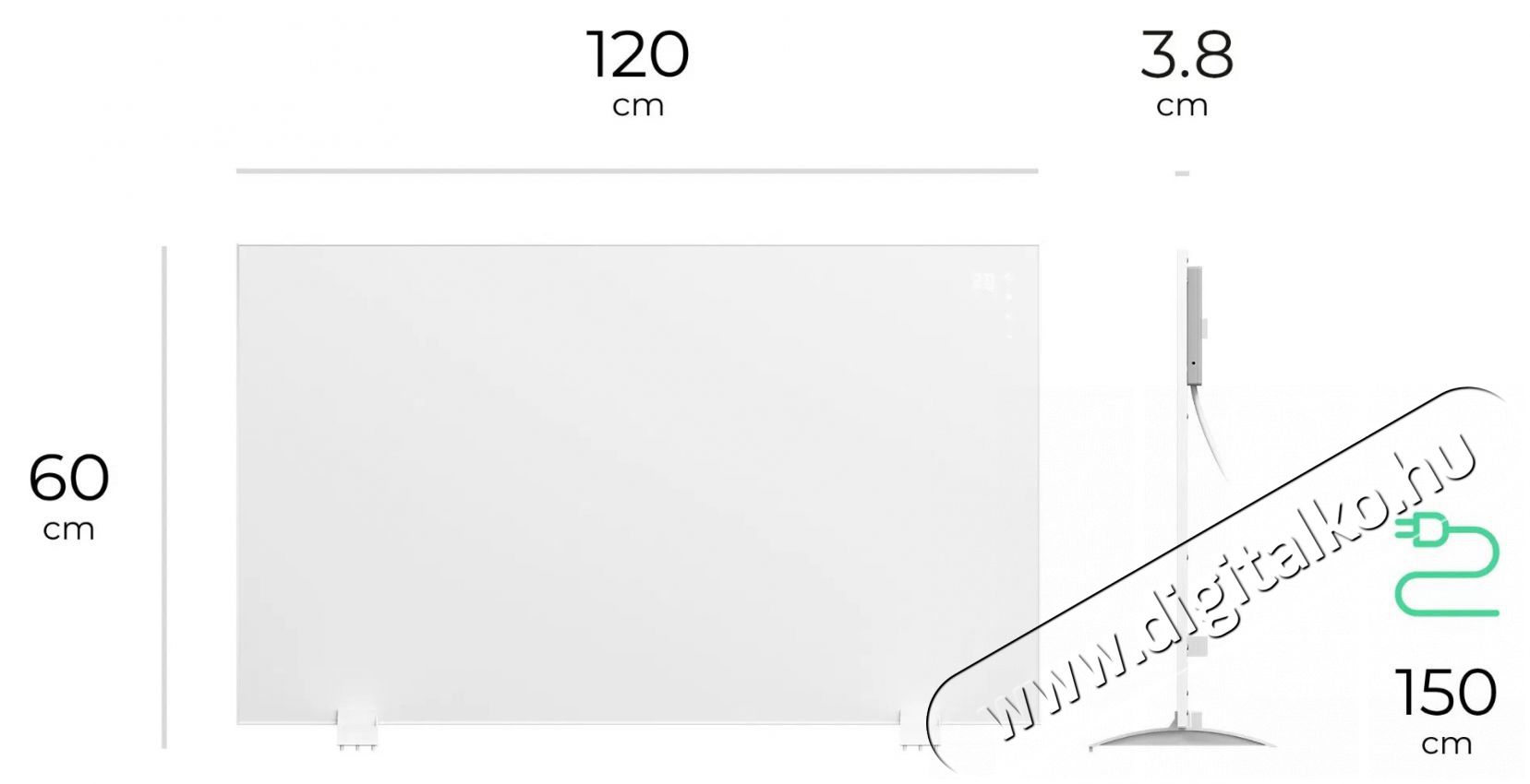 Siguro HP-M720W Solis Heat Infra Wi-Fi H&aacute;ztart&aacute;s / Otthon / K&uuml;lt&eacute;r - Fűt&eacute;s - Fali fűtőtest - 530039