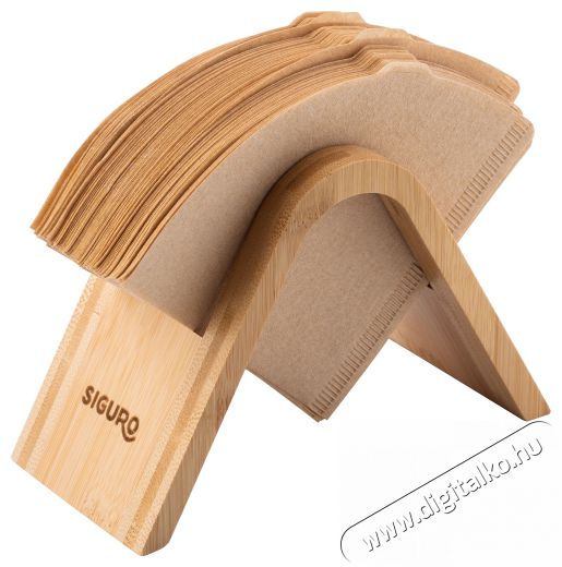 Siguro Bamboo k&aacute;v&eacute;filter &aacute;llv&aacute;ny Konyhai term&eacute;kek - K&aacute;v&eacute;főző / k&aacute;v&eacute;&ouml;rlő / kieg&eacute;sz&iacute;tő - K&aacute;v&eacute; kapszula tart&oacute; - 525996