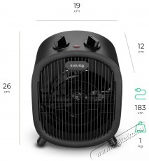 Siguro HS-F100B Shrew Ventil&aacute;toros hősug&aacute;rz&oacute; H&aacute;ztart&aacute;s / Otthon / K&uuml;lt&eacute;r - Fűt&eacute;s - Fűtőventil&aacute;toros hősug&aacute;rz&oacute; - 526006