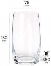 Siguro Locus vizespoh&aacute;r k&eacute;szlet, 380 ml, 6 db Konyhai term&eacute;kek - Konyhai eszk&ouml;z - K&eacute;szlet / szett - 528004