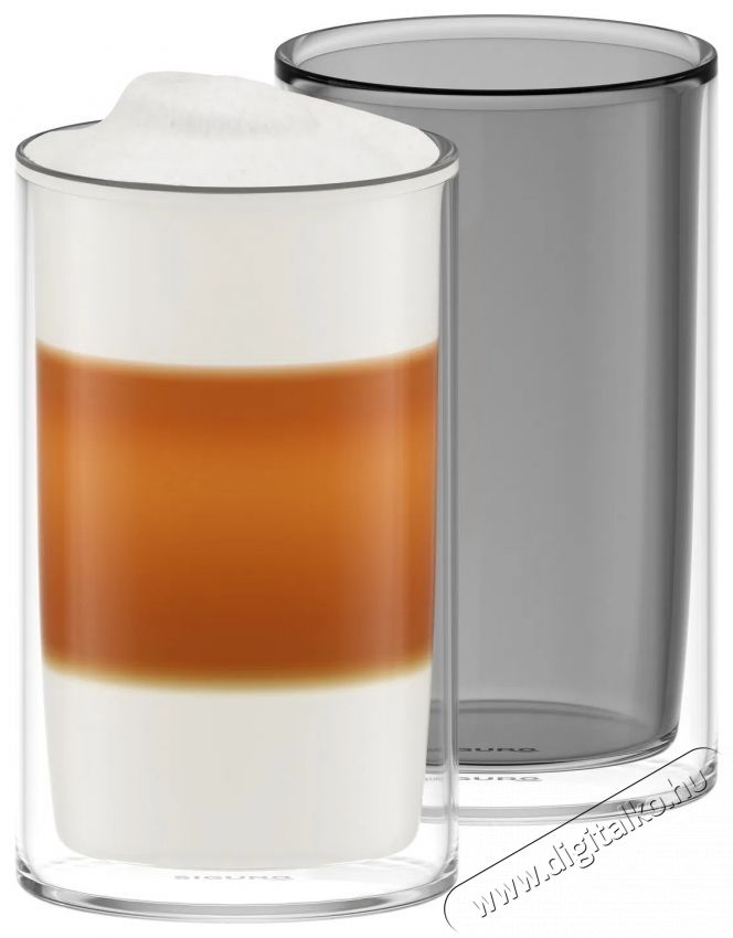 Siguro Elegance duplafal&uacute;, 400 ml, 2 darab Konyhai term&eacute;kek - K&aacute;v&eacute;főző / k&aacute;v&eacute;&ouml;rlő / kieg&eacute;sz&iacute;tő - K&aacute;v&eacute;s poh&aacute;r / cs&eacute;sze - 503776