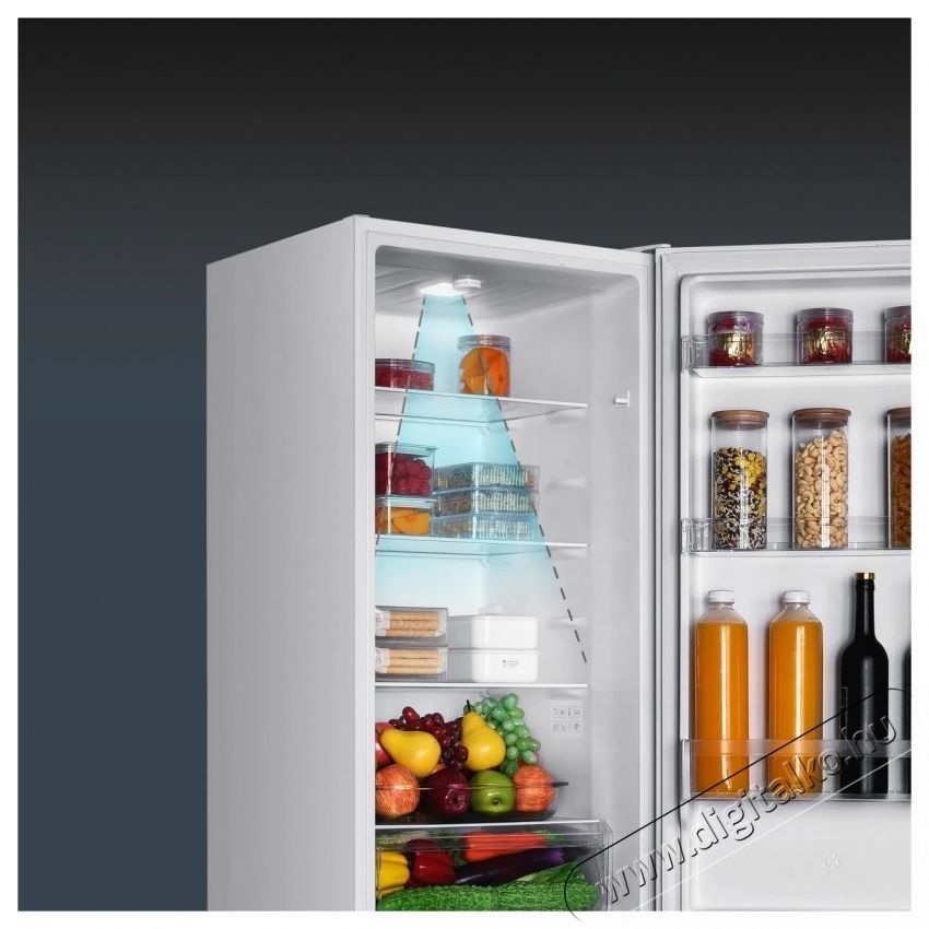 Siguro BF-E251W Hűtőszekr&eacute;ny Konyhai term&eacute;kek - Hűtő, fagyaszt&oacute; (szabadon&aacute;ll&oacute;) - Alulfagyaszt&oacute;s kombin&aacute;lt hűtő - 531206