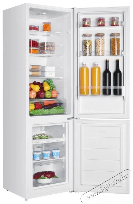 Siguro BF-E251W Hűtőszekr&eacute;ny Konyhai term&eacute;kek - Hűtő, fagyaszt&oacute; (szabadon&aacute;ll&oacute;) - Alulfagyaszt&oacute;s kombin&aacute;lt hűtő - 531206
