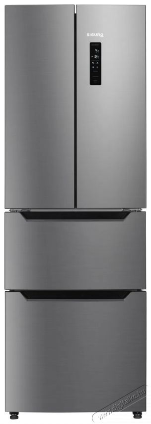 Siguro Lunora E252S Side by Side Hűtőszekr&eacute;ny Konyhai term&eacute;kek - Hűtő, fagyaszt&oacute; (szabadon&aacute;ll&oacute;) - Alulfagyaszt&oacute;s kombin&aacute;lt hűtő - 531265