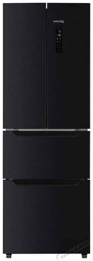 Siguro Lunora E252Y Side by Side Hűtőszekr&eacute;ny Konyhai term&eacute;kek - Hűtő, fagyaszt&oacute; (szabadon&aacute;ll&oacute;) - Alulfagyaszt&oacute;s kombin&aacute;lt hűtő - 531266