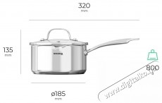 Siguro Pure Delight, okos fedővel, 10 db Konyhai term&eacute;kek - Ed&eacute;ny - Ed&eacute;ny k&eacute;szlet - 504914