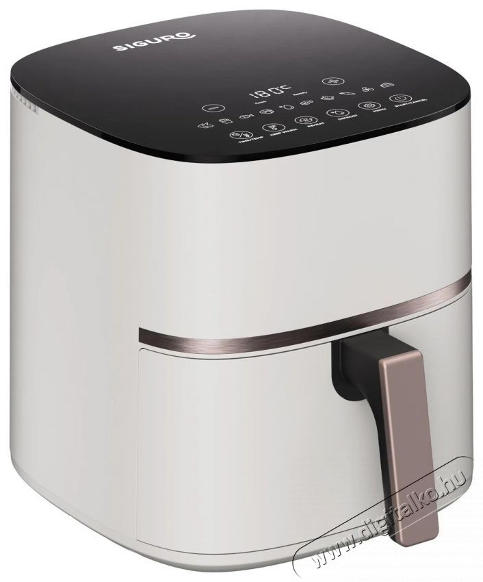 Siguro AF-S500BE Air Fry Crisp Konyhai term&eacute;kek - Konyhai kisg&eacute;p (s&uuml;t&eacute;s / főz&eacute;s / hűt&eacute;s / &eacute;telk&eacute;sz&iacute;t&eacute;s) - Olajs&uuml;tő - 537995