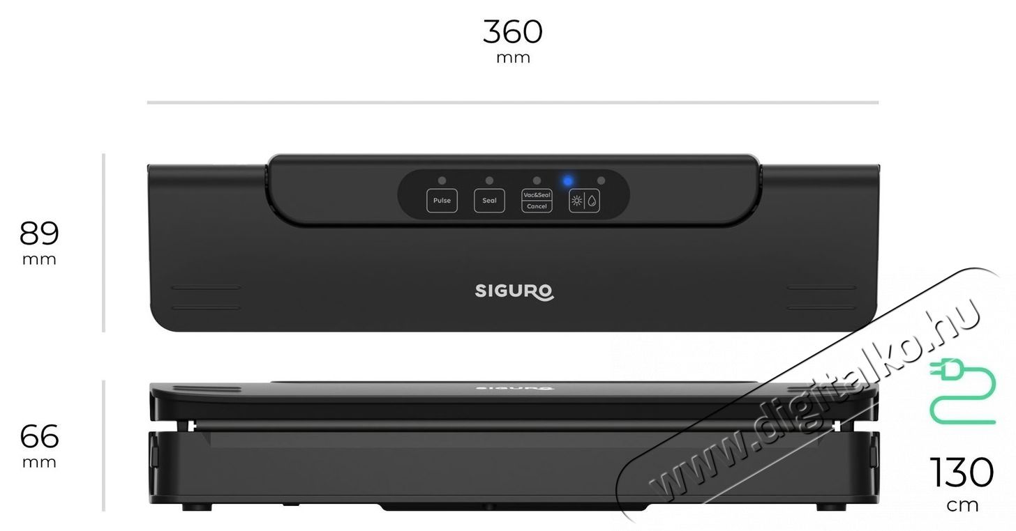 Siguro VS-B110B Seal It Start V&aacute;kuumoz&oacute; g&eacute;p Konyhai term&eacute;kek - F&oacute;liahegesztő - F&oacute;liahegesztő - 540063