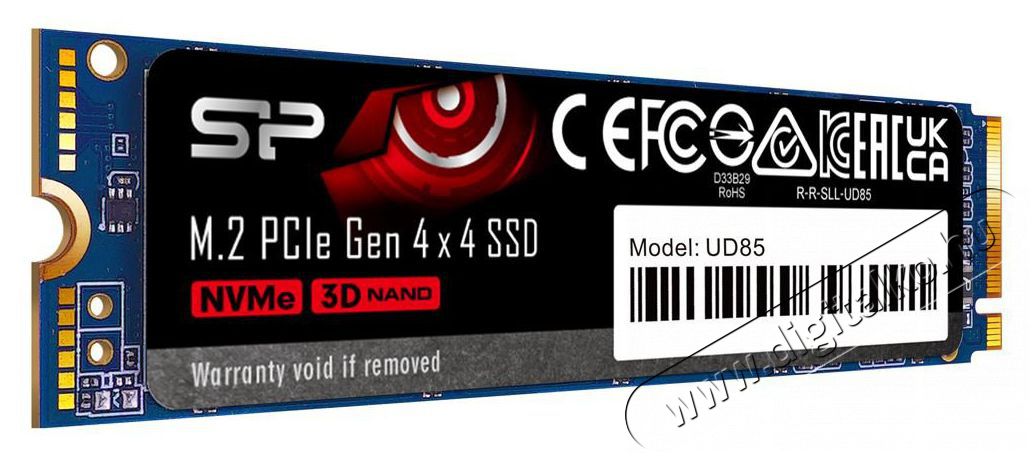 Silicon Power 2TB M.2 2280 PCIe Gen 4x4 NVMe UD85 (SP02KGBP44UD8505) k&eacute;k SSD Iroda &eacute;s sz&aacute;m&iacute;t&aacute;stechnika - Adatt&aacute;rol&oacute; / merevlemez - SSD - 515850